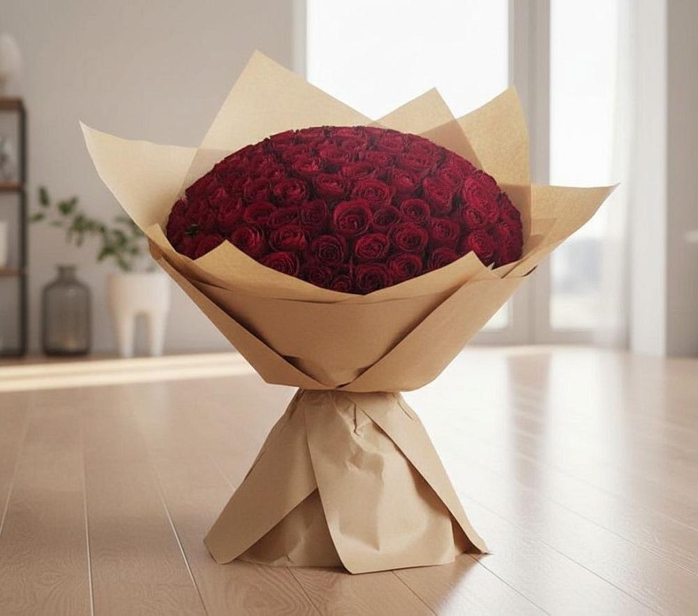 Букет 101 Красная роза во Владимире